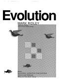 Evolution. Mark Ridley, 1993 Evolution. Mark Ridley, 1993